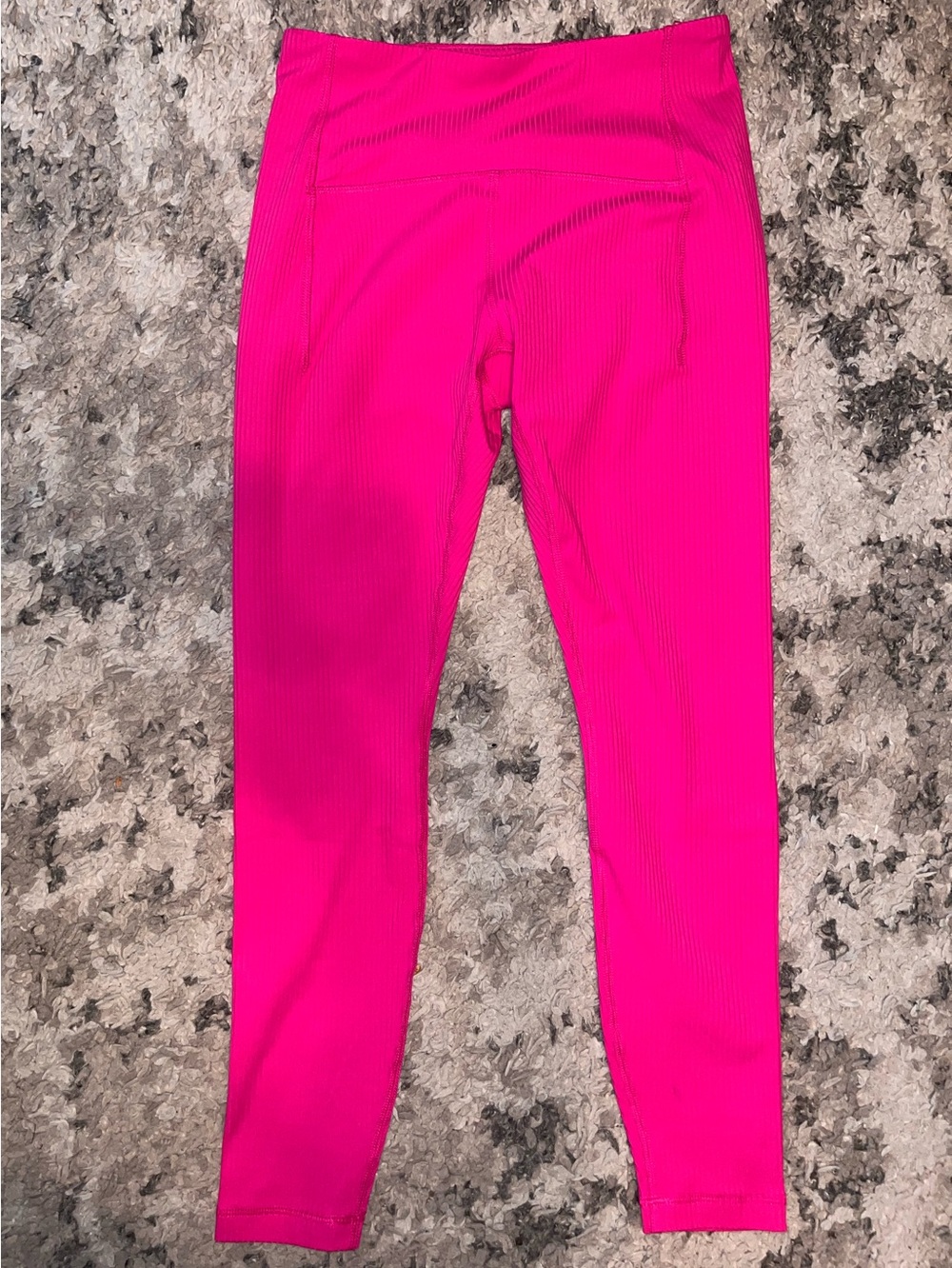 Spyder Hot Pink Ribbed Leggings